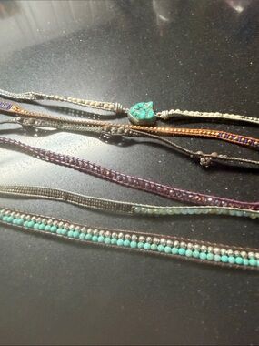 Turquoise Bead Layered Wrap Bracelet - Women Jewelry
